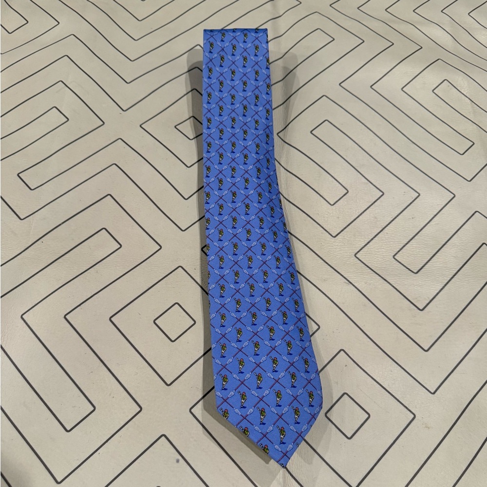 Bird Dog Bay Lacrosse Silk Neck Tie